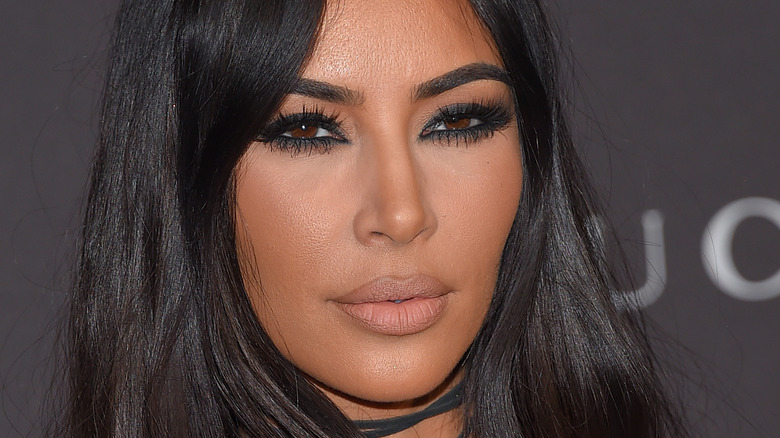 Kim Kardashian smokey makeup
