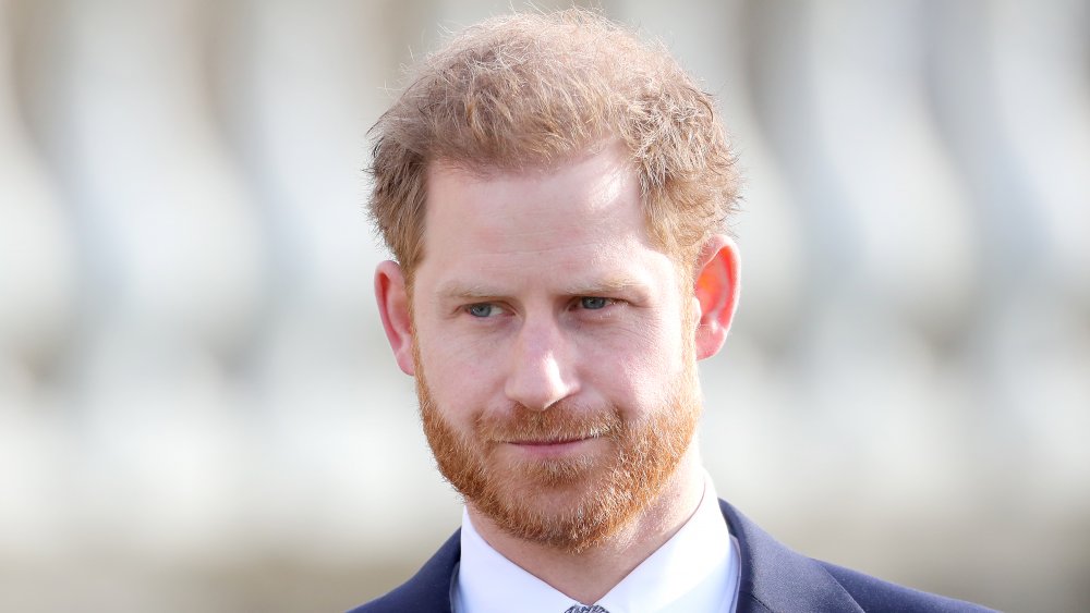Prince Harry at a tournament in 2020