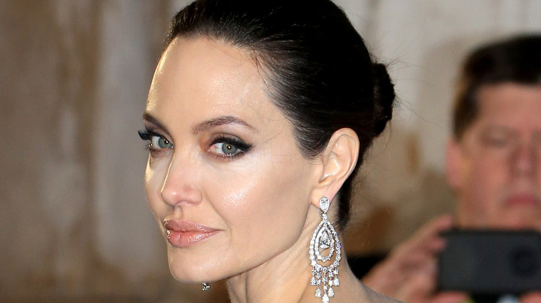 Angelina Jolie smoldering eye