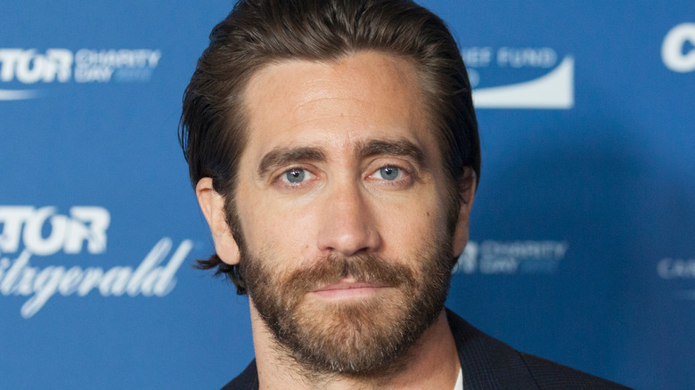 Jake Gyllenhaal looking serious