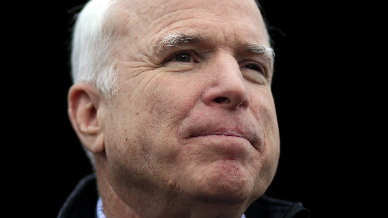 Close up of John McCain