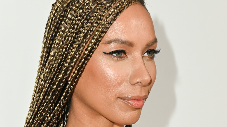 Leona Lewis on the red carpet at the 2020 Elton John AIDS Foundation Academy Oscars Party