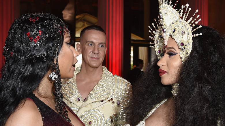 Cardi B and Nicki Minaj at the Met gala