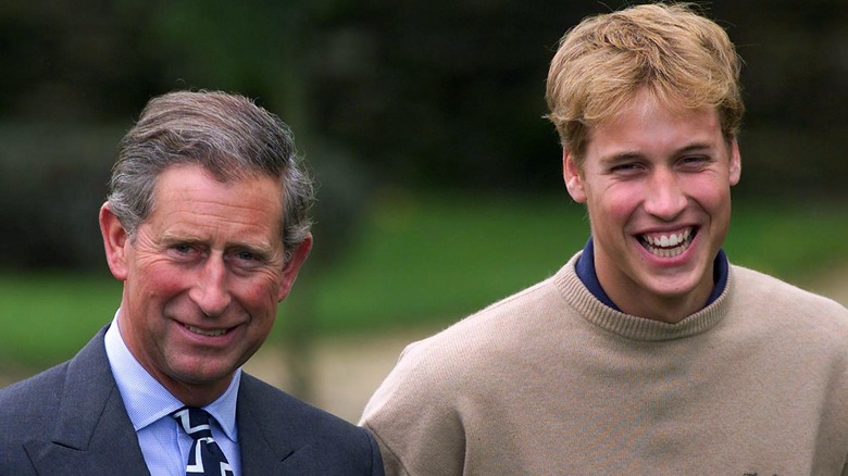 Prince Charles with Prince William, 2000