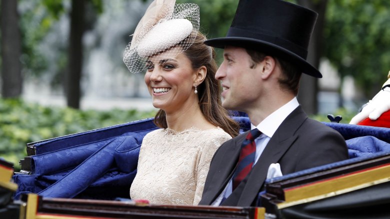 royal family members Kate Middleton and Prince William