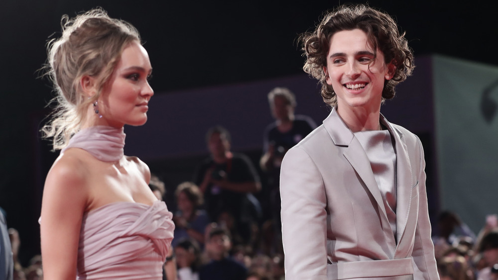Timothee Chalamet and Lily Rose Depp