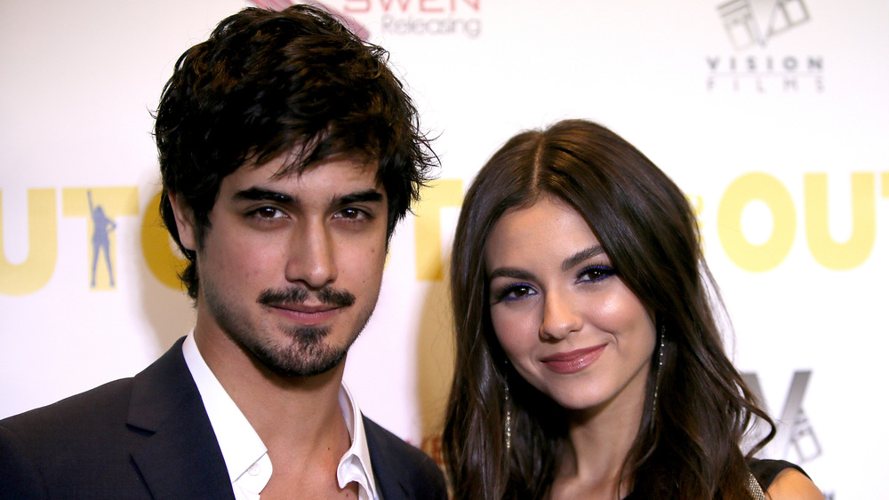 Avan Jogia and Victoria Justice at The Outcasts premiere in 2017