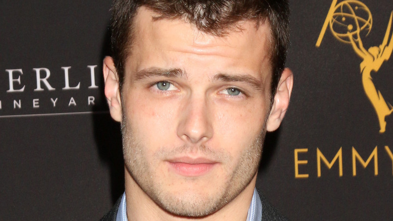 Michael Mealor who acts as Kyle on The Young and the Restless posing at an event