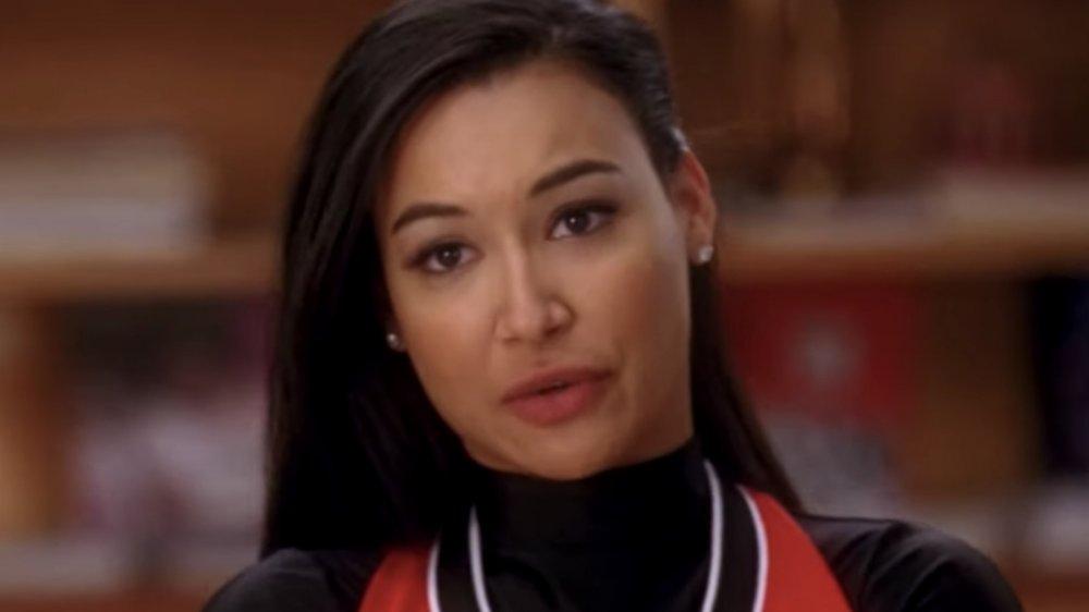Naya Rivera as Santana on Glee