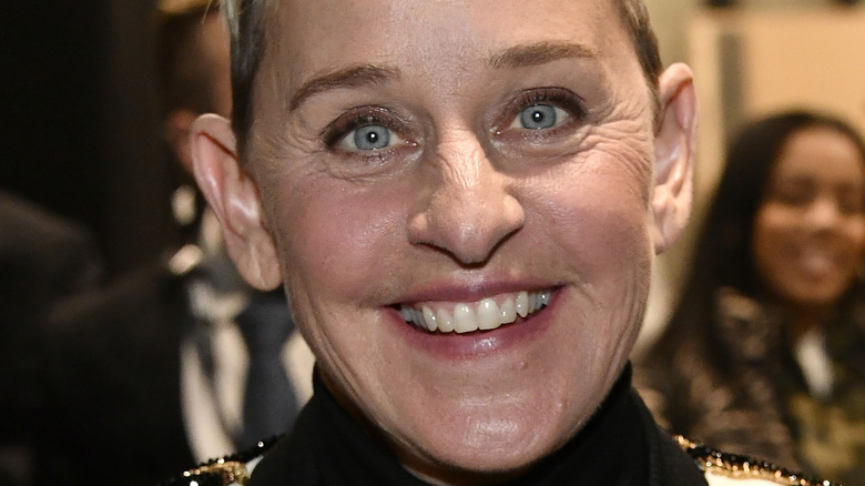 Ellen DeGeneres smiling close-up
