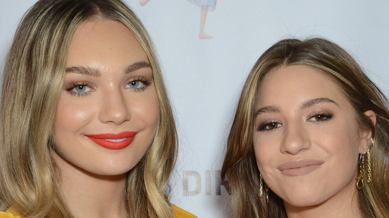 Maddie and Mackenzie Ziegler at the LA premiere of "Ice Princess Lily"