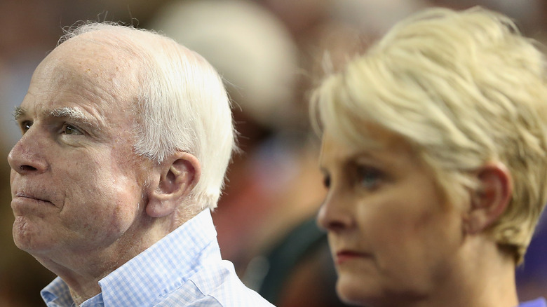 John and Cindy McCain pictured together 