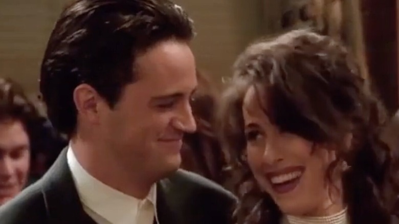 Janice and Chandler smiling