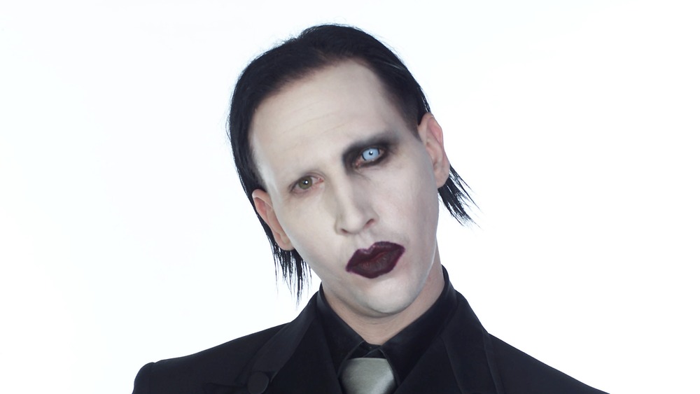 Marilyn Manson wearing make-up