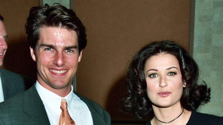 Young Tom Cruise and Demi Moore