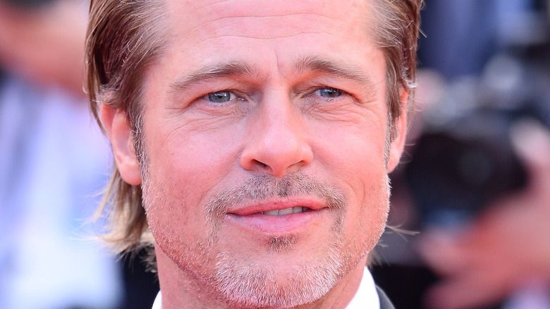 Brad Pitt at "Once Upon a Time in Hollywood" premiere