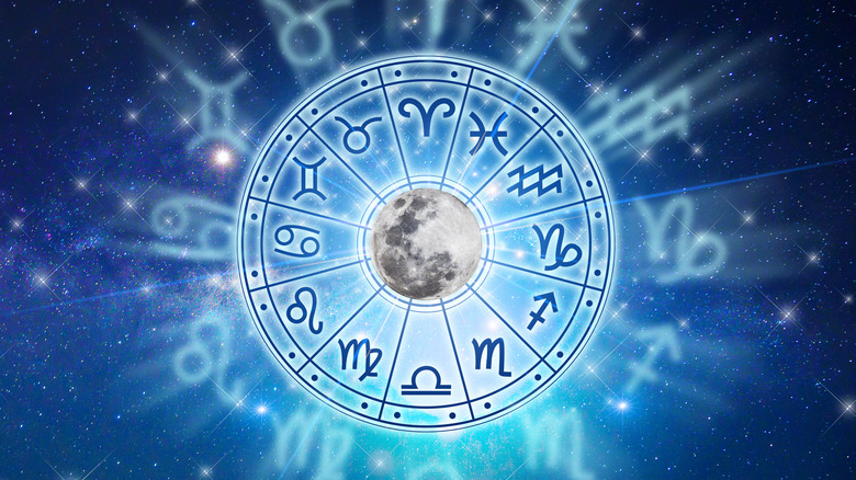 Astrology zodiac in the stars