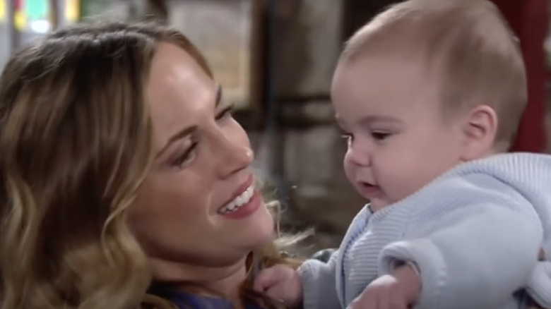 Kelly Sullivan as Sage and Christian on The Young and the Restless