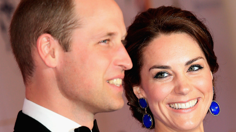 Prince William and Kate Middleton at an event