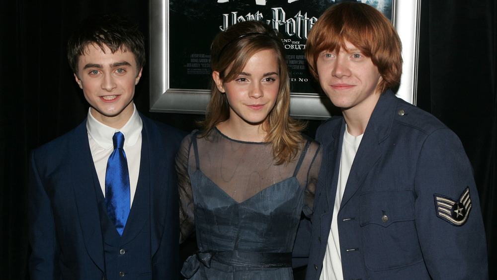 Daniel Radcliffe, Rupert Grint, and Emma Watson
