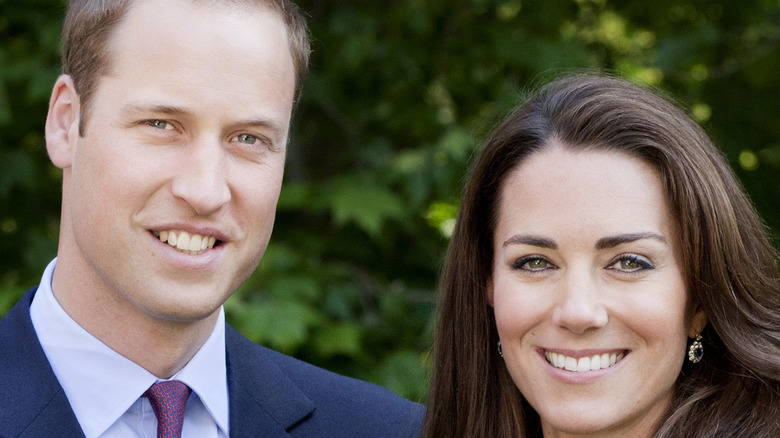 Prince William and Kate Middleton close up 